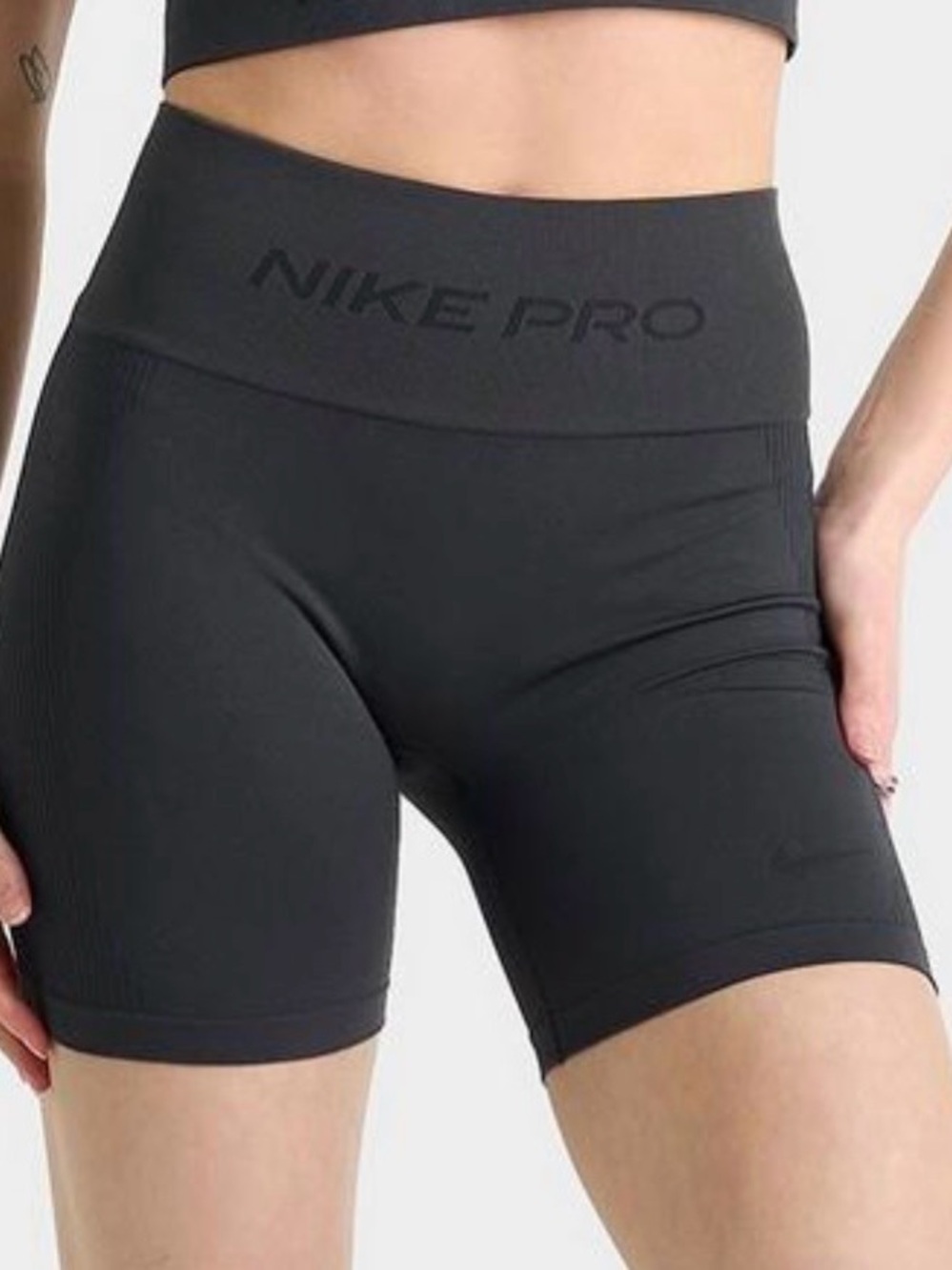 Nike Pro Dri-Fit High-Waisted 5” Biker Shorts